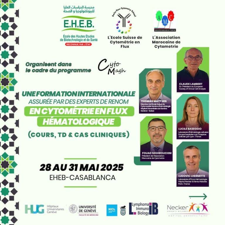 Formation internationale en cytométrie en flux hématologique à l'EHEB