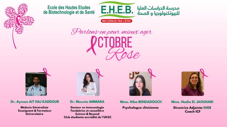Octobre Rose EHEB : Prévention et Accompagnement