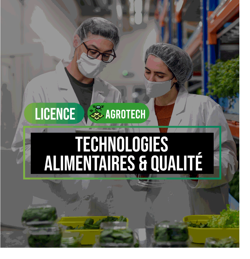 Licence Technologies alimentaire & qualité